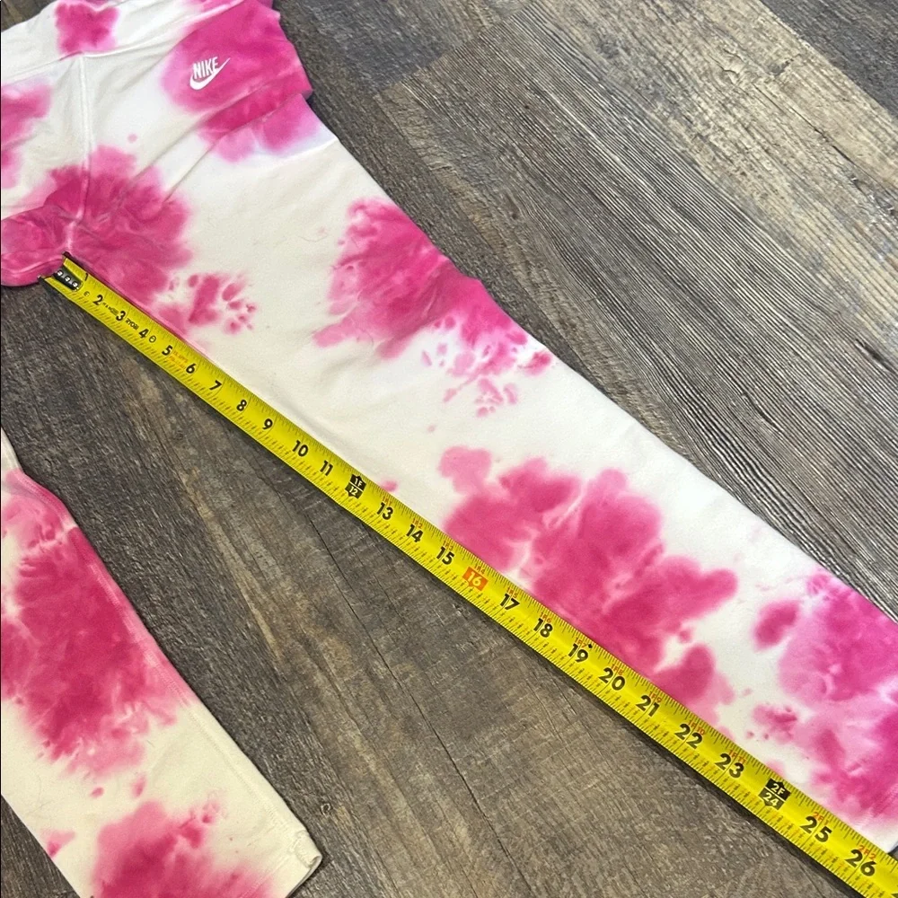 Nike Fuchsia Tie-Dye Leggings